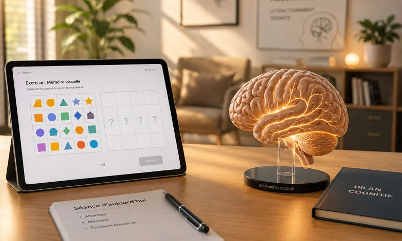 Protocoles de remédiation cognitive à Nice pour renforcer l'attention et la mémoire lors d'une thérapie neuropsychologique